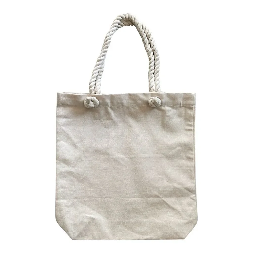 Large Reusable Canvas Shoulder Bag for Teachers